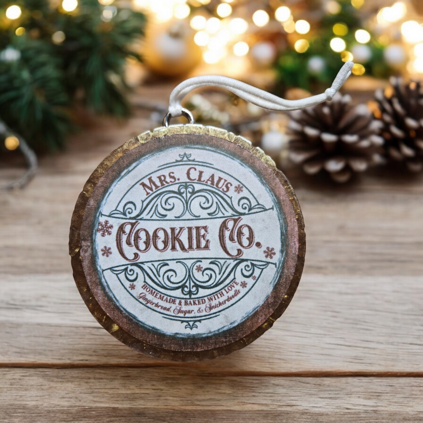 Mrs. Claus Cookie Co Car Freshie