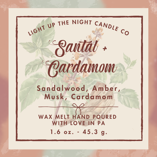 Santal + Cardamom Wax Melt Snap Bar