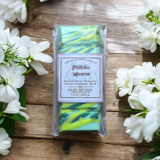 Pistachio Macaron Wax Melt Snap Bar