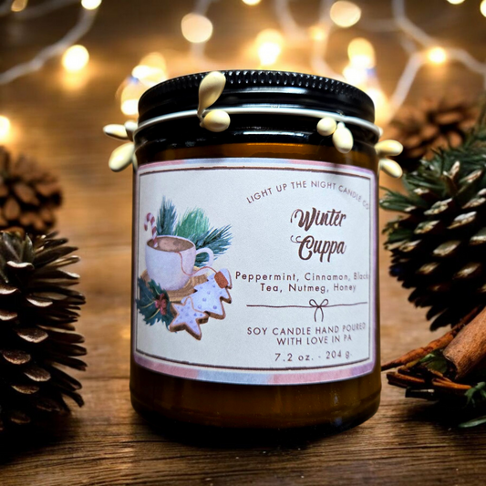 Winter Cuppa Wood Wick Candle