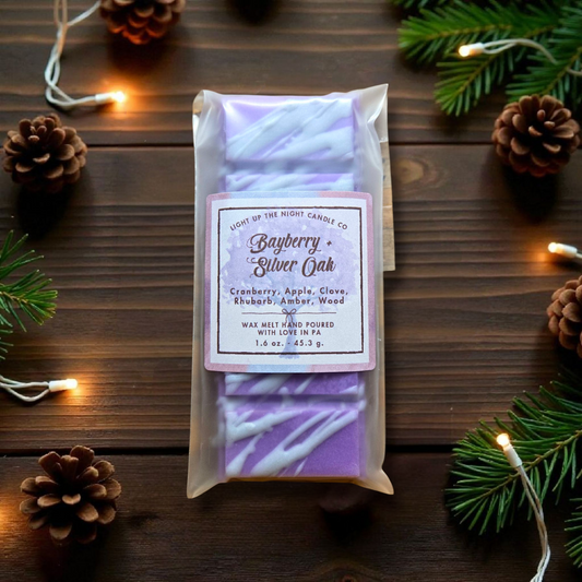 Bayberry + Silver Oak Wax Melt Snap Bar