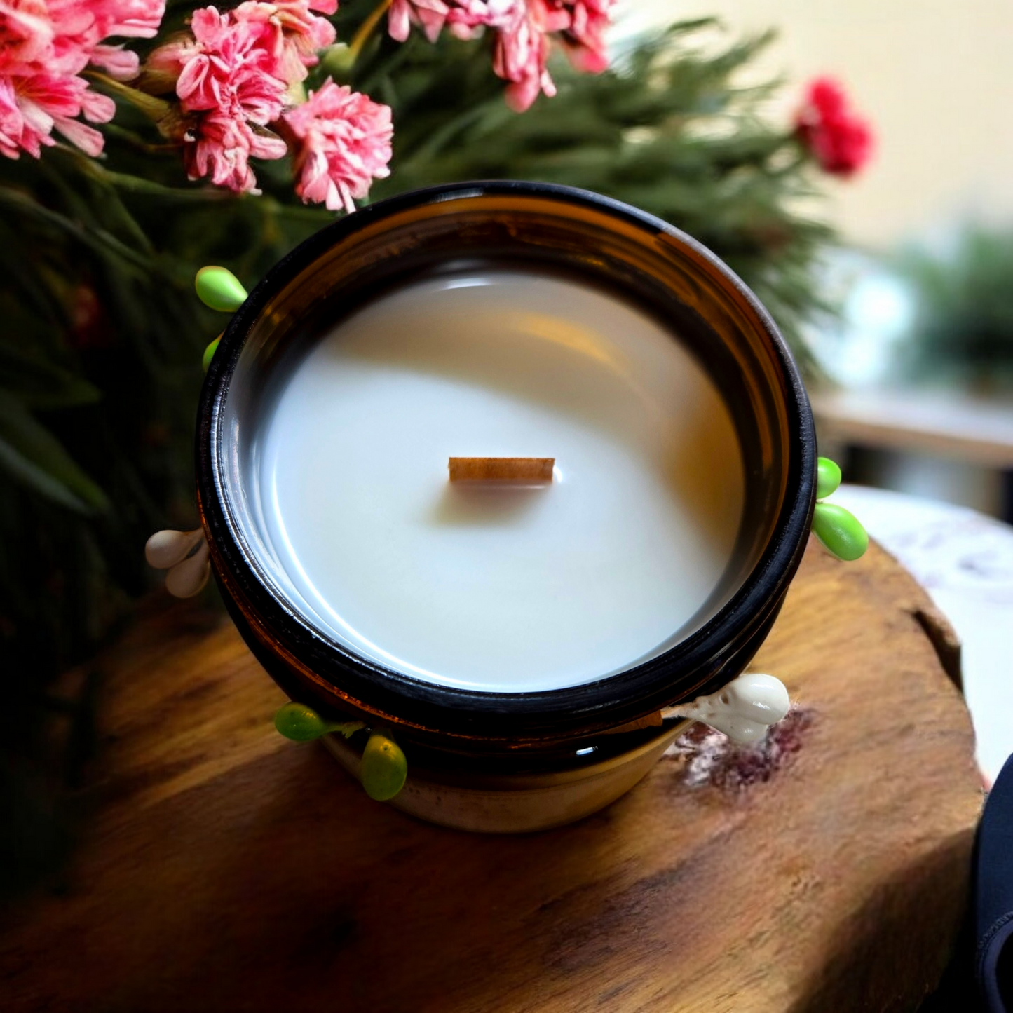 Sugar Crusted Fig Wood Wick Candle