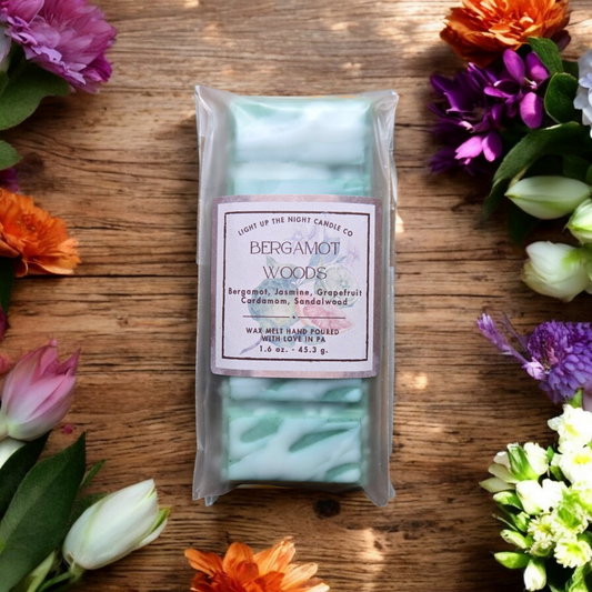 Bergamot Woods Wax Melt Snap Bar