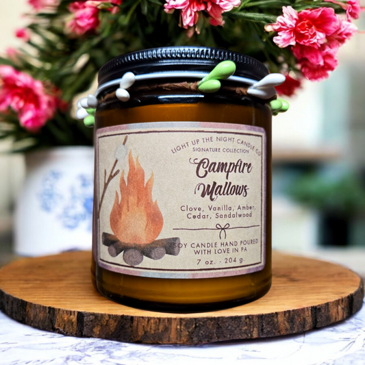 Campfire Mallows Wood Wick Candle