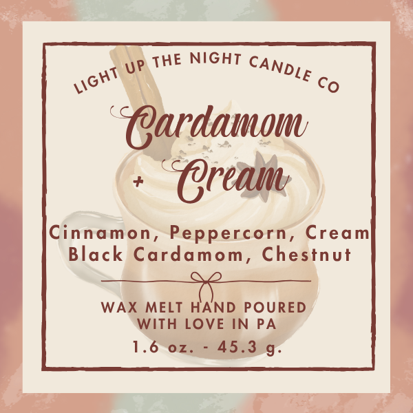 Cardamom + Cream Wax Melt Snap Bar