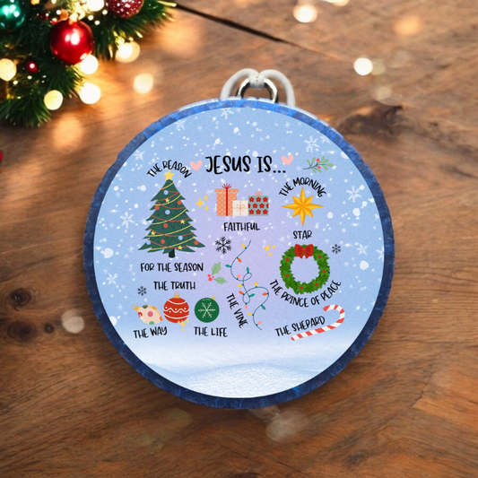 Jesus is... Car Freshie