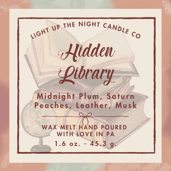 Hidden Library Wax Melt Snap Bar