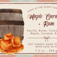 Maple Caramel + Rum Wood Wick Candle