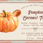 Pumpkin Caramel Toffee Wood Wick Candle