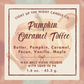 Pumpkin Caramel Toffee Wax Melt Snap Bar
