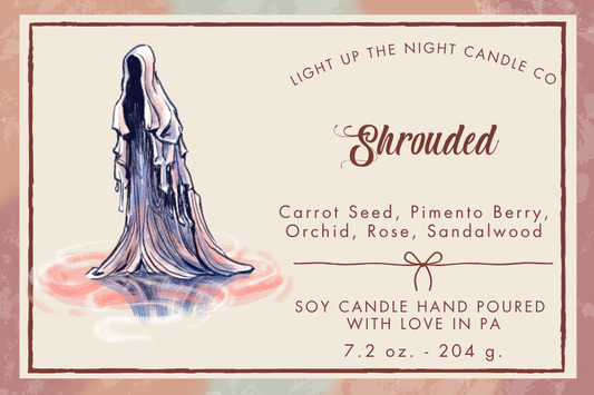 Shrouded Wood Wick Candle