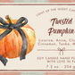 Twisted Pumpkin Wood Wick Candle