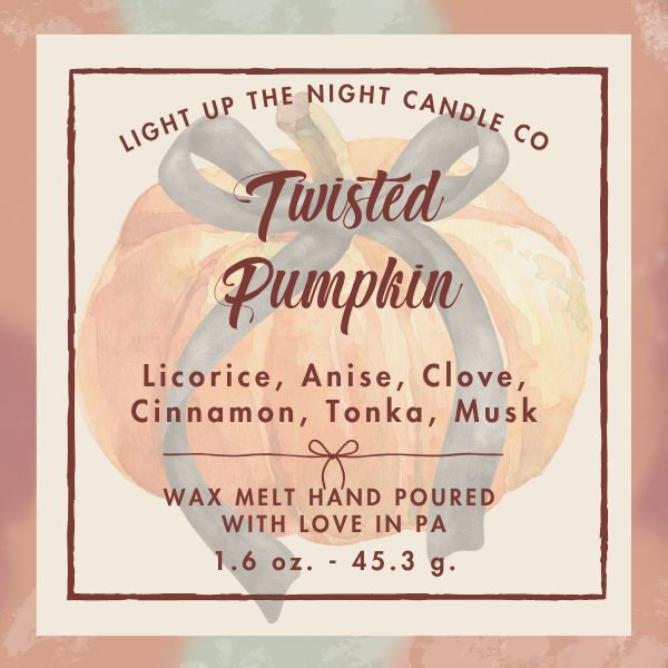 Twisted Pumpkin Wax Melt Snap Bar